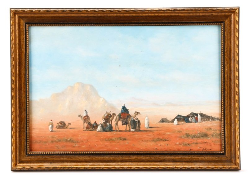 Gérard Roux, Caravane Dans Le Désert, Oil (1 of 8)