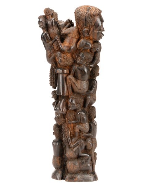 African Makonde Ujamaa Carved Figural Sculpture (1 of 10)