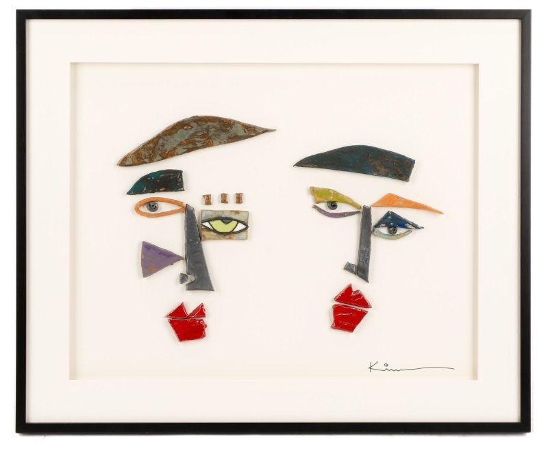 Kim Cantrell, Two Faces, Ceramic Sculpture (1 of 10)