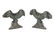 Pair of Patinated Bronze Eagle Motif Bookends - 2
