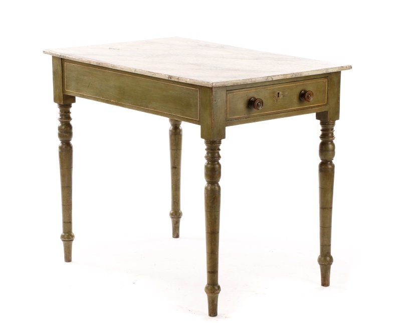 Sheraton Style Paint Decorated Table (1 of 8)