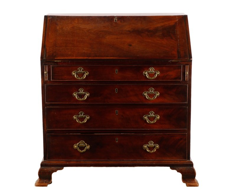 Georgian Mahogany Slant Front Desk (1 of 10)