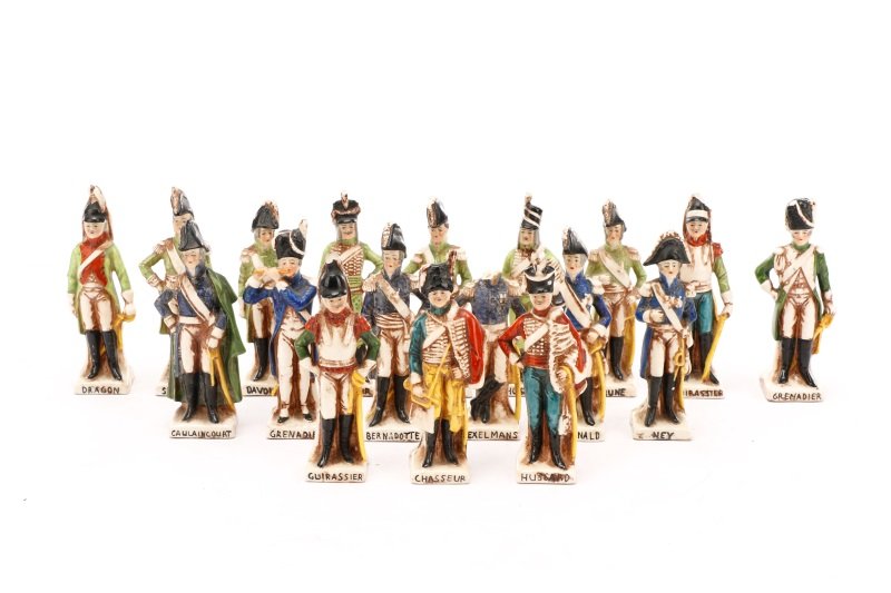 Set of 18 Diminutive Napoleonic Figurines, 19th C (1 of 9)