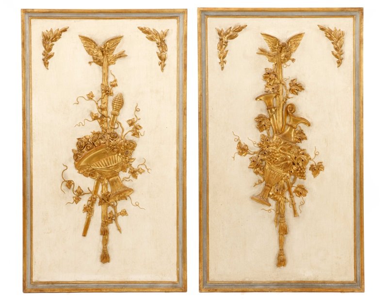 Pair Of Italian Gilt Boiserie Interior Panels (1 of 10)