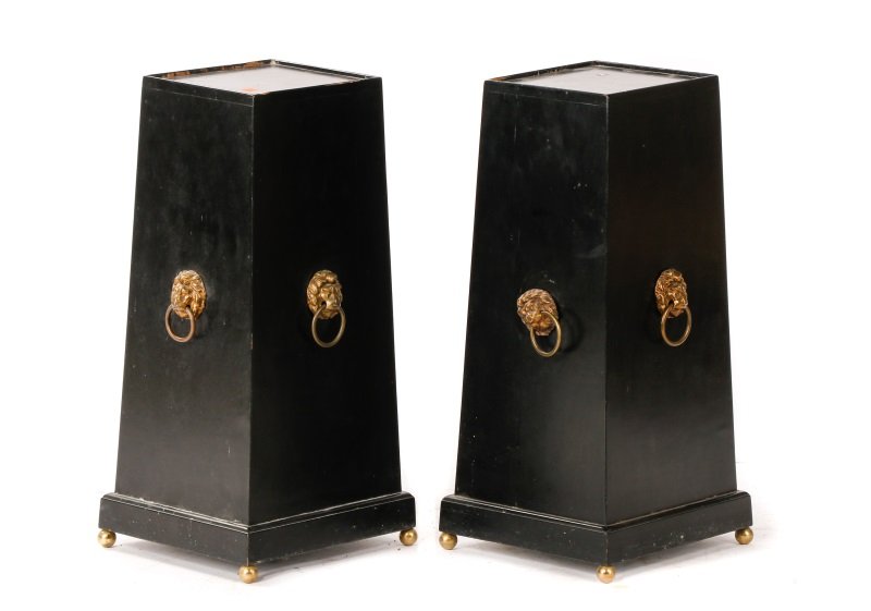 Pair, Decorative Stands with Brass Mountings (1 of 4)