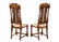 Pair of Jacobean Style Children's Oak Chairs - 2