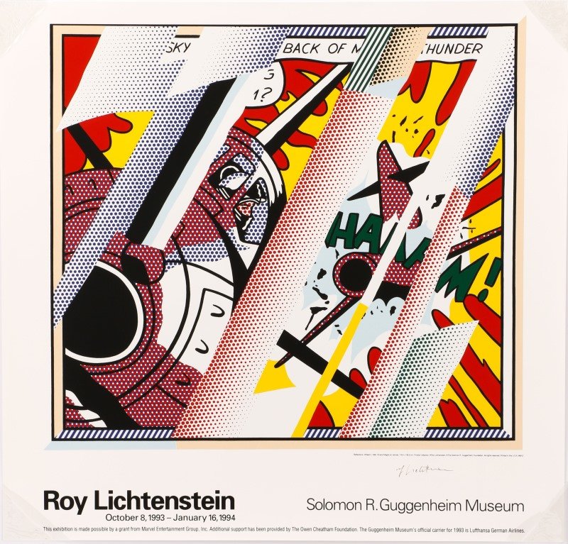 After Lichtenstein, Guggenheim Poster, "WHAAAM!" (1 of 9)