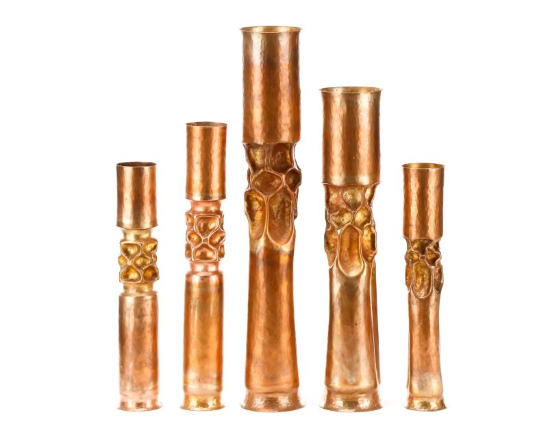 Five Thomas Roy Markusen "Tortured" Candlesticks (1 of 9)