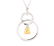 Ladies White Gold & Diamond Pendant Necklace - 4