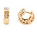 14k Yellow Gold * Diamond Huggie Earrings - 2