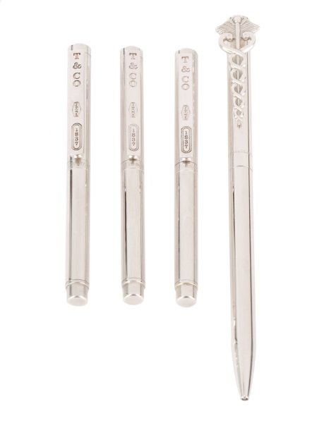 Collection of 4 Tiffany & Co. Sterling Silver Pens (1 of 5)
