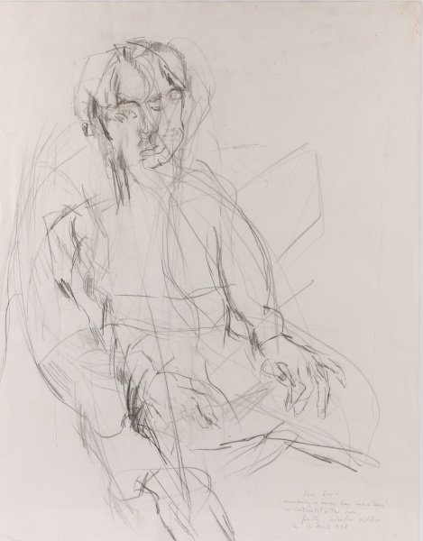 Isabelle Melchior, "Pour David", Figural Sketch (1 of 6)