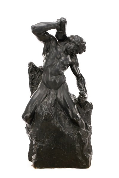 After Polasek, "Man Carving His Own Destiny", 1907 (1 of 9)