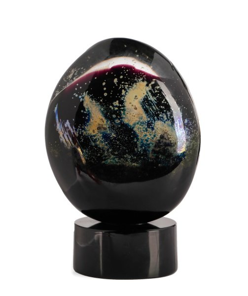 Dino Rosin Calcedonia Pianeta Glass Sculpture (1 of 6)