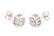 Classic 14k White Gold & Diamond Stud Earrings