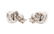 Classic 14k White Gold & Diamond Stud Earrings - 2