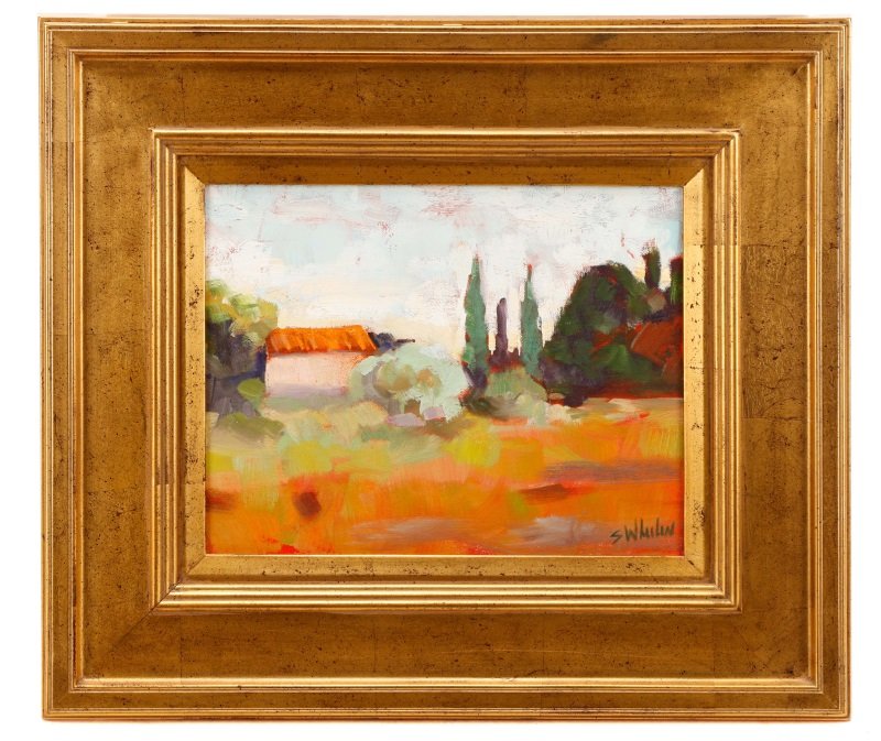 Stephanie Wheeler, "Mediterranean Landscape", Oil (1 of 8)