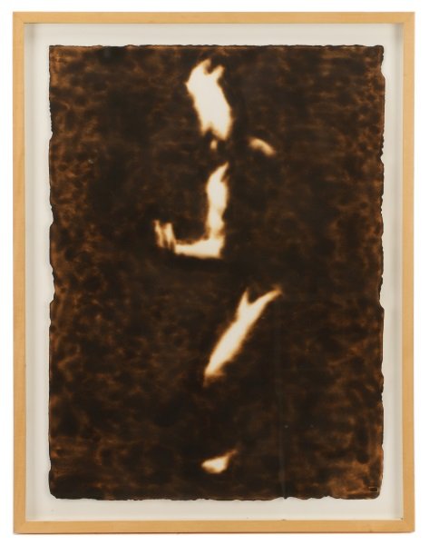Paul Chojnowski "Figure In Darkness" Burn Drawing (1 of 7)