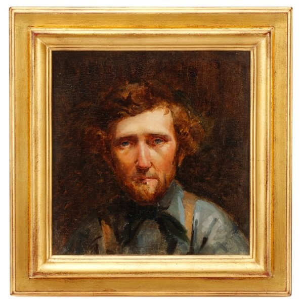 American School, "Migrant Farm Hand", Oil (1 of 6)