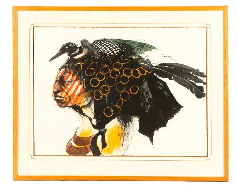 Paul Pletka, "Those Living At Sunrise", Lithograph (1 of 9)