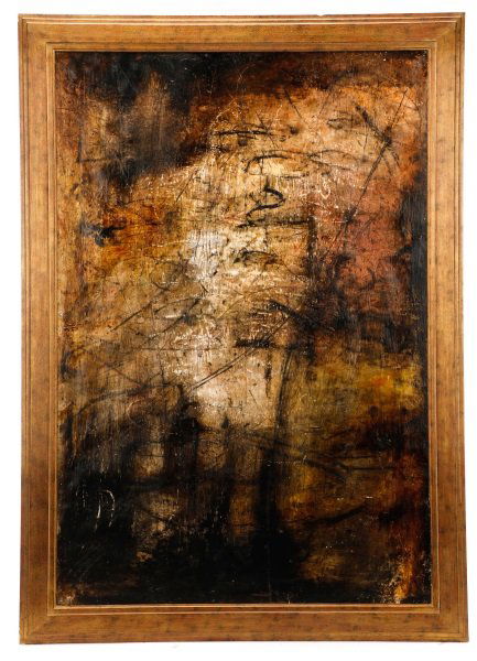 Large Abstract Encaustic Painting, Marc Perlman (1 of 8)