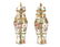 Pair, Chinese Rose Medallion Lidded Porcelain Jars - 3