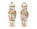 Pair, Chinese Rose Medallion Lidded Porcelain Jars - 4
