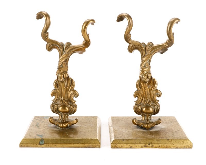 Pair, Rococo Revival Style Bronze Bookends (1 of 7)