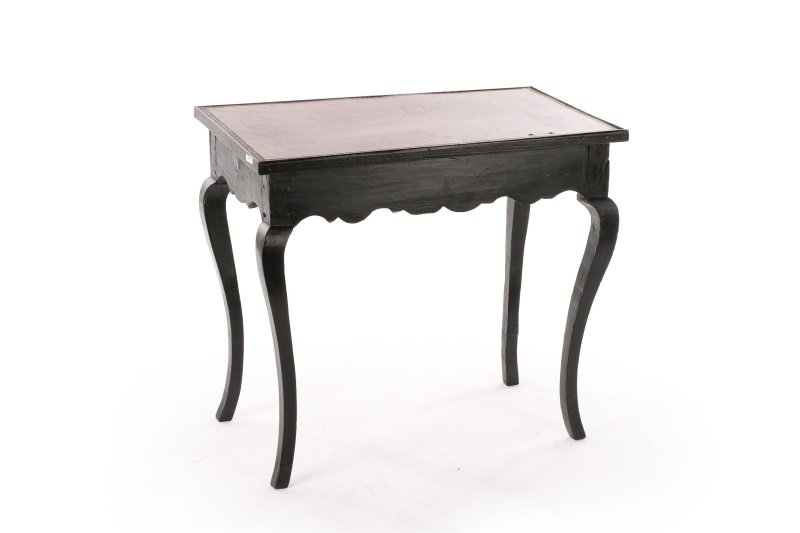 French Provincial Leather Top Side Table, 19th C. (1 of 7)