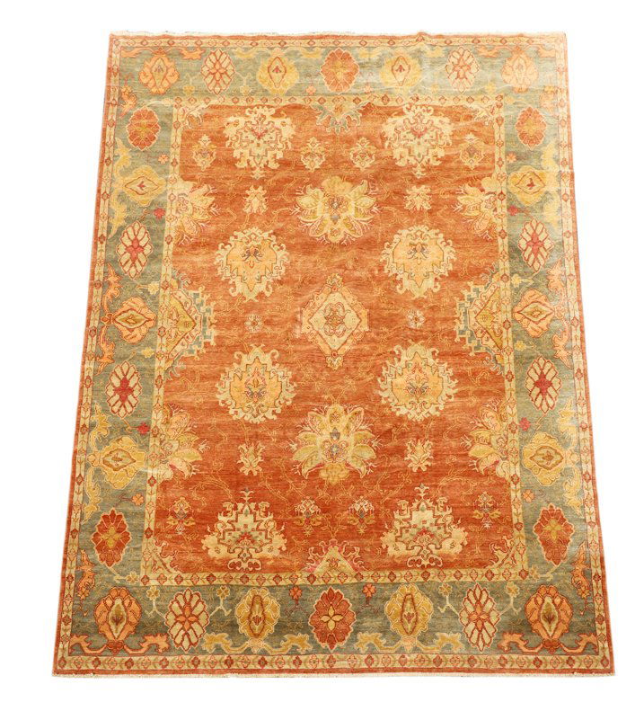 Signed Hand Woven Room Oushak Rug (1 of 6)
