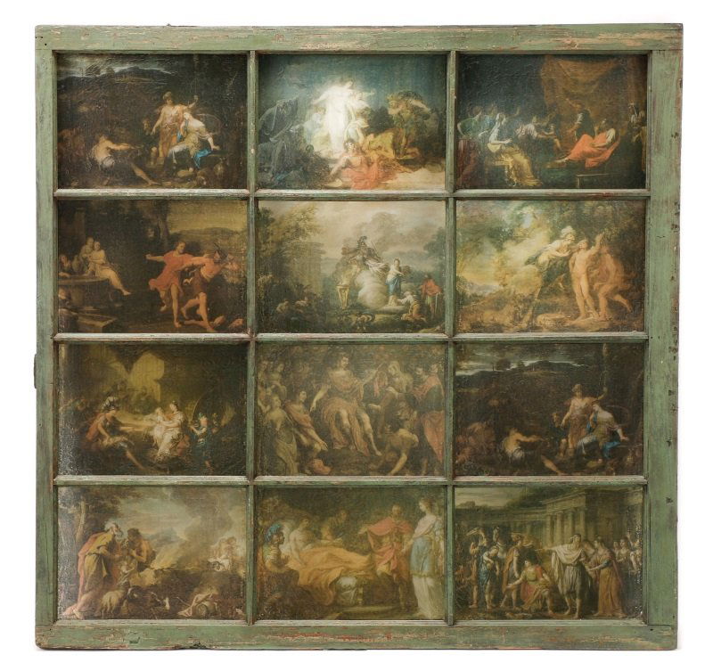 Large Window w/ French Neoclassical Scenes (1 of 9)