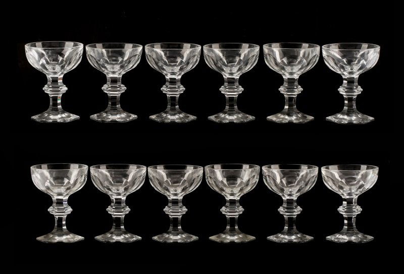 Set of 12 Baccarat "Harcourt" Champagne Glasses (1 of 4)