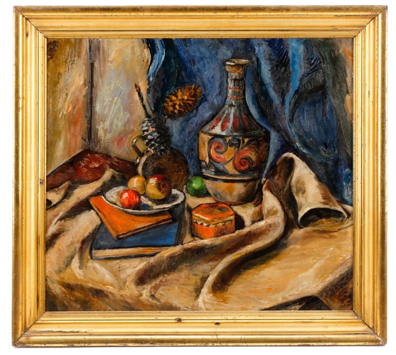 Ignacy Machlanski, Double-Sided Oil on Masonite (1 of 10)