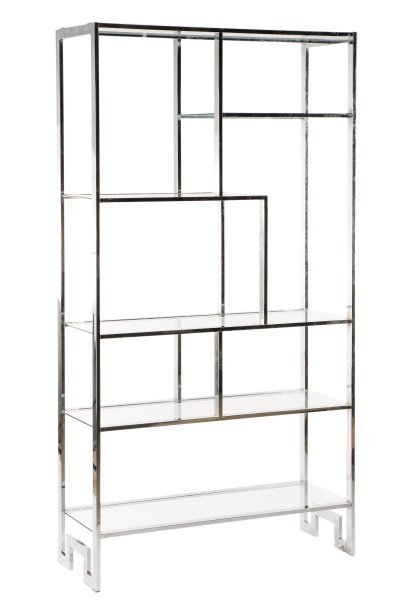 Chrome & Glass Etagere Attributed to Milo Baughman (1 of 5)
