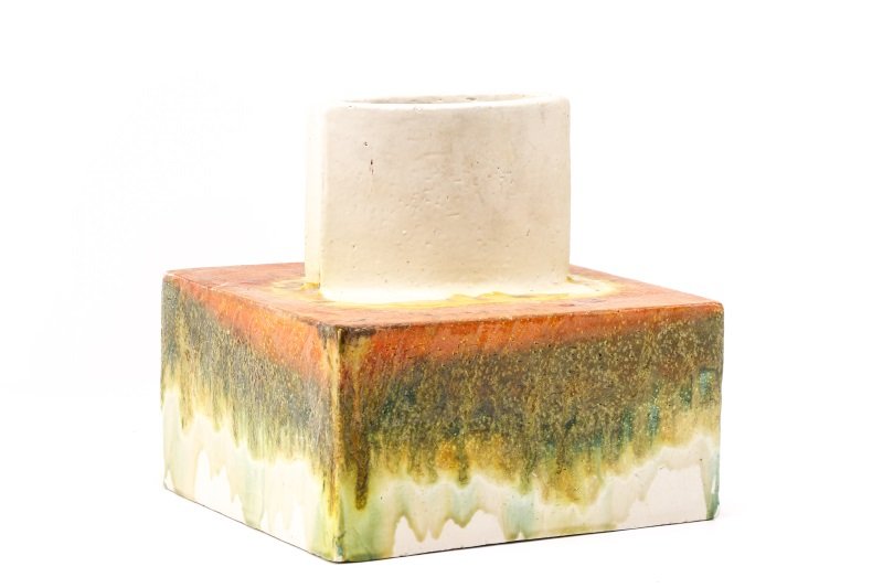 Spectacular Marcello Fantoni Glazed Ceramic Vase (1 of 7)