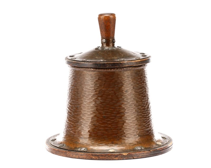 Joseph Heinrichs Arts & Crafts Copper Humidor (1 of 9)