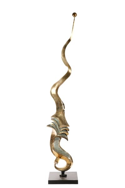 Monyo "Untitled (Spiraling Form)" Bronze (1 of 10)