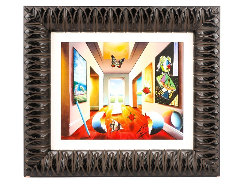 Ferjo, "Hallway with Fish and Berries", Acrylic (1 of 9)