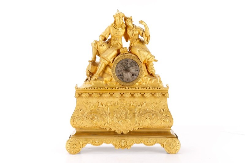Japy Freres Gilt Metal Turquerie Mantle Clock (1 of 1)