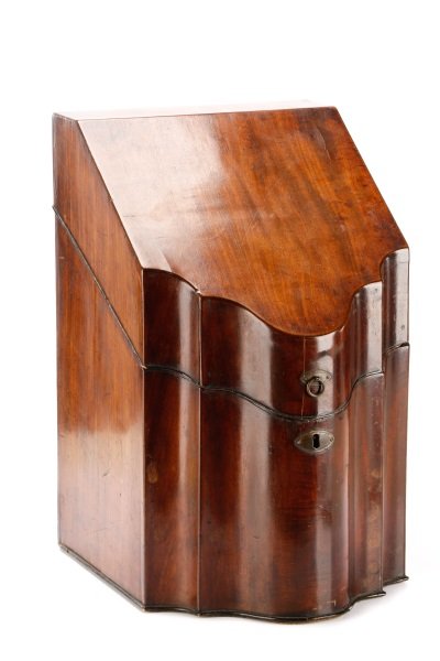 Grand Georgian Mahogany Knife Box (1 of 1)