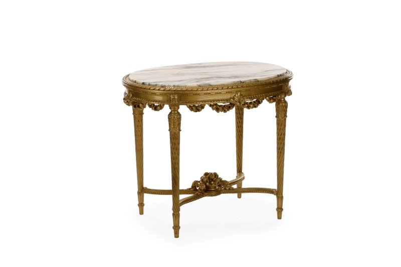 French Louis XV Style Giltwood Occasional Table (1 of 6)