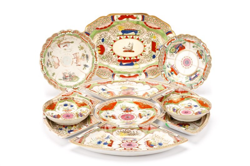 10pcs Chamberlain "Dragon" Porcelain Dinner Ware (1 of 8)