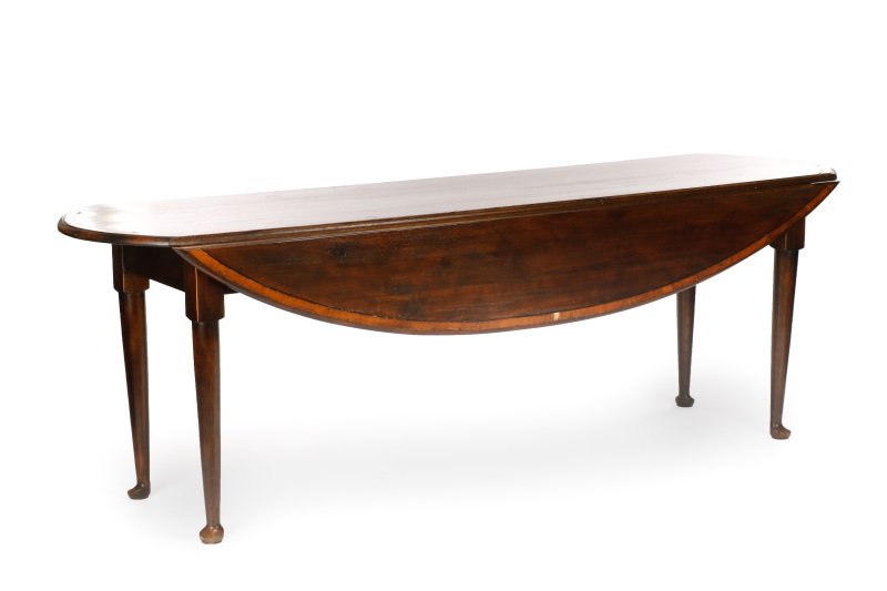 Queen Anne Style Mahogany Drop Leaf Table (1 of 1)