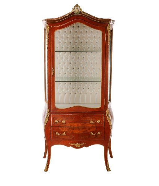 French Louis XIV Style Ormolu Mounted Vitrine (1 of 1)