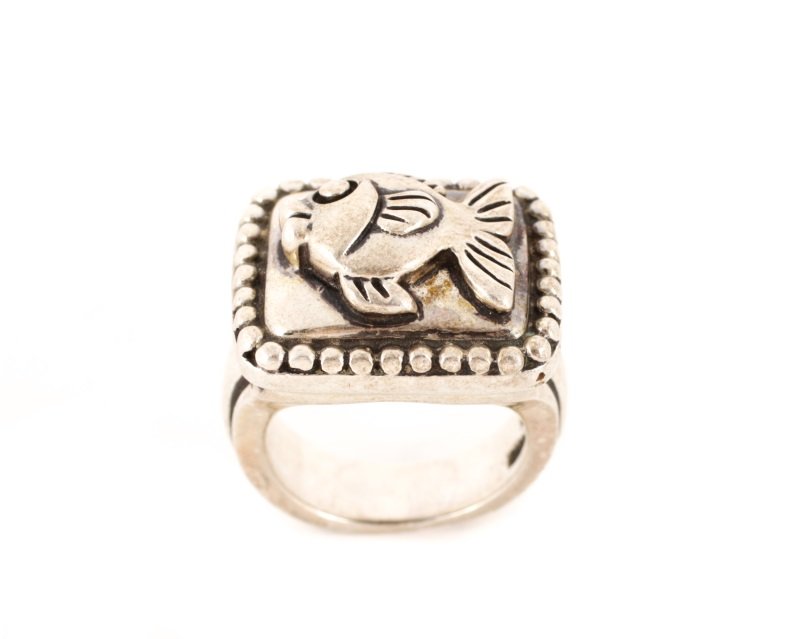 Kieselstein-Cord Fish Motif Sterling Ring (1 of 4)