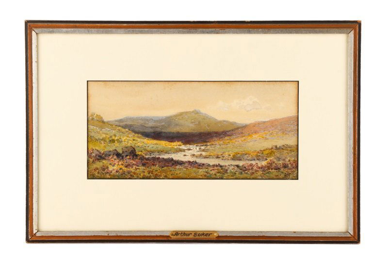 Arthur Suker, "Flower Field", Watercolor (1 of 6)