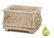Pair, Continental Rectangular Cast Stone Planters - 10