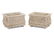Pair, Continental Rectangular Cast Stone Planters