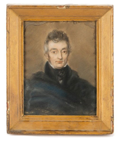 Early 19th Century, Boston School, Pastel Portrait (1 of 7)