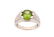 Ladies 14k White Gold, Peridot, & Diamond Ring